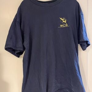 Delta Dark Blue Crew Neck Tee